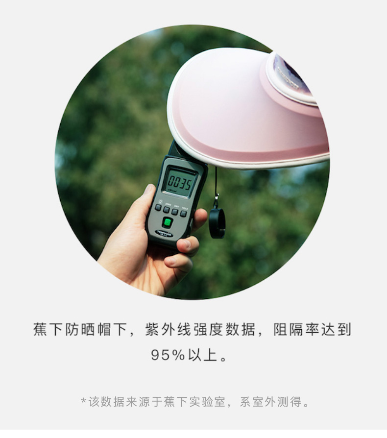 蕉下 天际系列 大沿防紫外线 遮阳帽 UPF50+ 图5