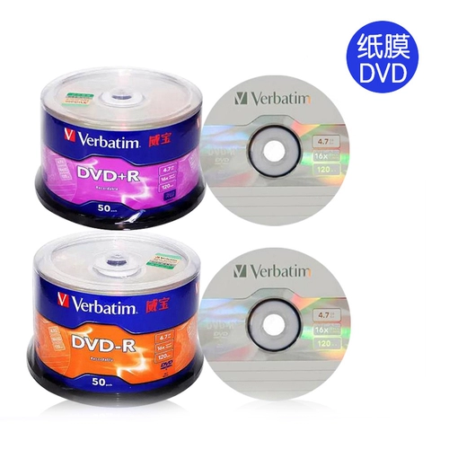 [Подлинная бесплатная доставка] DVD-R DVD-R Blang Disc DVD может печатать ожоги 4.7G50 таблетку
