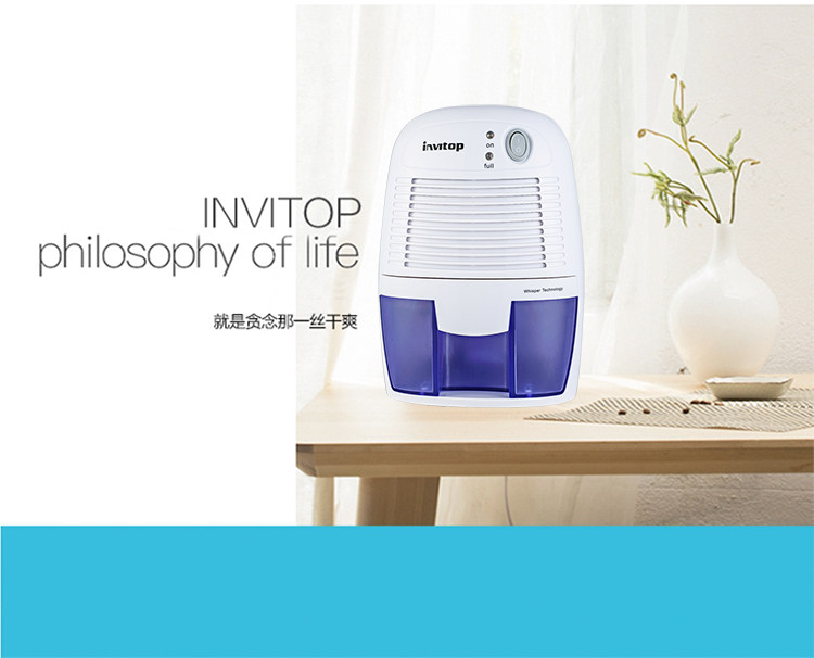 Осушитель воздуха 500ml迷你除湿机家用吸湿器静音地下室抽湿机衣柜干燥机吸潮器