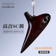 [sonyin / 松 音] 12 lỗ SC Ocarina Âm điệu cao cấp dành cho người mới bắt đầu - Nhạc cụ dân tộc