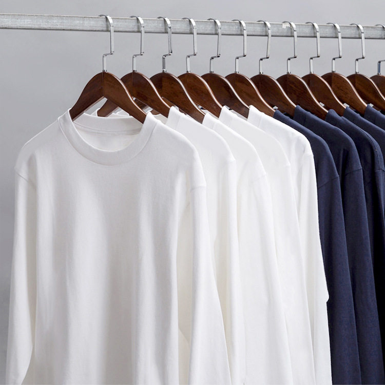 Round Collar Long Sleeves T-shirt Advertising Culture Shirts Group Workwear Bottom Jersey Classmates Party Banswear Custom Print Logo