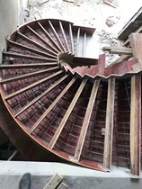 Chongqing top floor concrete building pouring floor construction duplex attic stairs steel-concrete cement cast-in-place floor