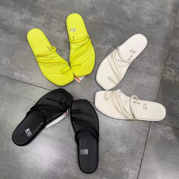 Crocs in Stock, Genuine Miami 209862 Sandals, Flip-Flops, Thong Sandals, Crocs Women's Beach Shoes