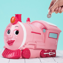 Cute cartoon car piggy bank childrens creative piggy bank decoration birthday gift personality boy and girl piggy bank