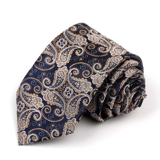 European and American retro classic paisley pattern tie for men business casual groom wedding tie husband birthday gift