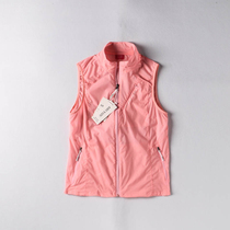 Foreign trade single quick-drying fabric vest summer womens thin section womens outdoor sports running breathable stand-up collar casual waistcoat