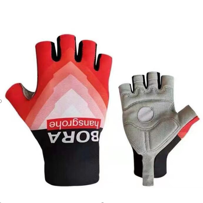 Off-road riding semi-designated gloves summer road mountaineering team bicycle anti-skid shock absorption breathable short finger