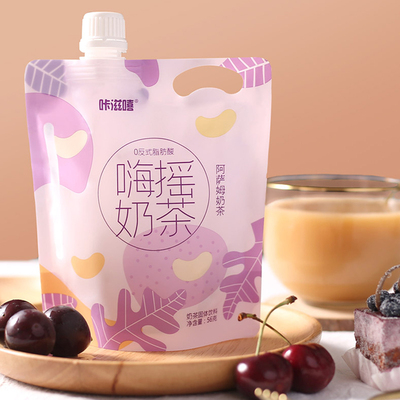 咔滋嘻阿萨姆红茶嗨摇奶茶56g*2袋