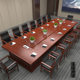 회의용 테이블 긴 테이블 정부 회의 테이블 페인트 회사 사무실 책상 단순하고 현대적인 직사각형 회의 테이블과 의자 조합