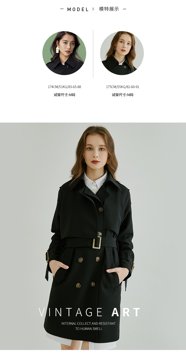 Trench pour femme      en Spandex - Ref 3227465 Image 13