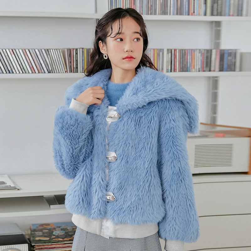 清仓特卖 韩都衣舍 秋冬女式仿羊羔毛棉服/风衣/大衣/外套 双重优惠折后￥119起包邮 多款可选