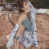 Купальник для влюбленных, летний сексуальный поддерживающий комплект, коллекция 2023, 3 предмета