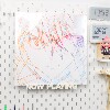 Suitable for IKEA SKADIS IKEA hole board accessories vinyl record creative stand