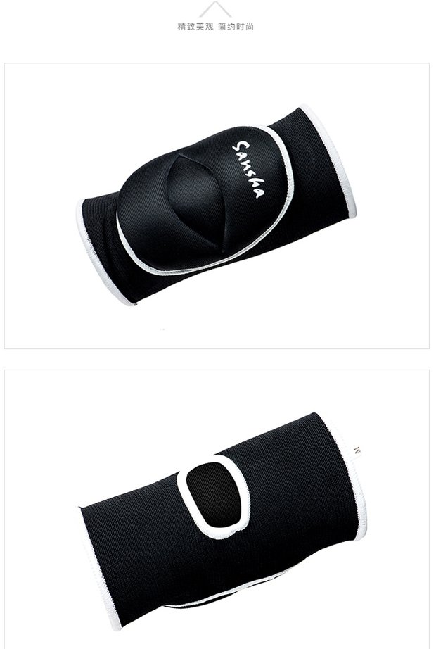 Sansha Pháp Sansha Múa Ba lê Yoga Thực hành Yoga Thể thao Giải trí Đàn ông và Phụ nữ dày đặc Kneepads - Dụng cụ thể thao băng đai bảo vệ đầu gối