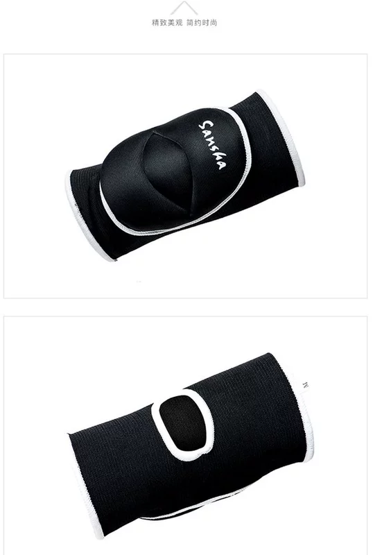 Sansha Pháp Sansha Múa Ba lê Yoga Thực hành Yoga Thể thao Giải trí Đàn ông và Phụ nữ dày đặc Kneepads - Dụng cụ thể thao băng thun gối