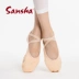 Sansha France Giày đào tạo múa ba lê Sansha Giày đế bệt Giày đế mềm - Khiêu vũ / Thể dục nhịp điệu / Thể dục dụng cụ