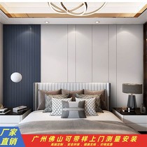 New Chinese Hard Bag Background Wall Bedroom Bedside Living-room Sofa TV Light Extravagant Hotel Guesthouse Softpack Background Customized