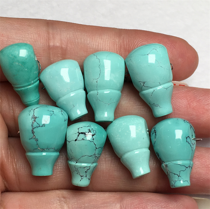 Hubei natural raw mine without melancholy green pine stone integrated tee high porcelain iron wire pacifier Buddha head text to play ornament diy