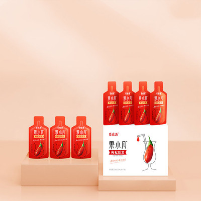 买4发8】百瑞源果小凡枸杞原浆周套餐宁夏中宁鲜苟杞汁原液旗舰店