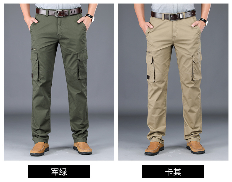 Mỹ jeep jeep cha nam hàng đầu áo liền quần lỏng lẻo mùa hè mỏng phần thường xuyên quần dài cotton - Crop Jeans quần lửng nam
