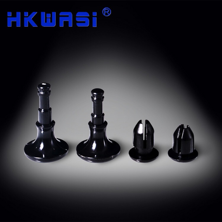 Huashe fixed nylon rivet plastic rivet SRR-1234 nylon body + PC mother seat 1000 sets