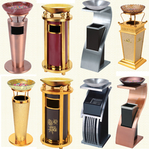 Hotel lobby vertical ash bucket hotel hospital elevator entrance trash bin sales bin