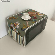 Gransimei microwave oven cover cover cloth Oven cover Oil and dustproof kitchen household cover towel storage bag fabric