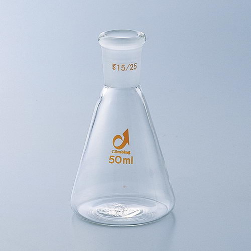 硼硅酸玻璃-1磨口三角烧瓶配研磨口锥形瓶500ml100ml200ml~1000ml