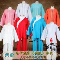 Opera water clothes water pants ancient ancient clothes Hanfu Peking opera Yellow Mei Opera Lining Flowers Denier Pure Cotton Underwear Color Dress Pants