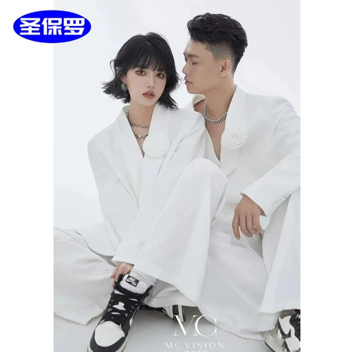 Модный цветной постер для влюбленных, костюм, 2022