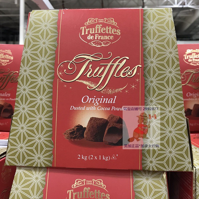 Truffettes Chocmod 1kg Canadian Direct Mail Red Box Imports Gift Joe Murong Truffle Chocolate