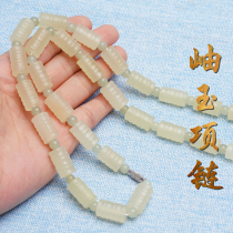 Barrel Pearl jade hanging chain male and female money chain sweater link road pass transit pearl hanging rope