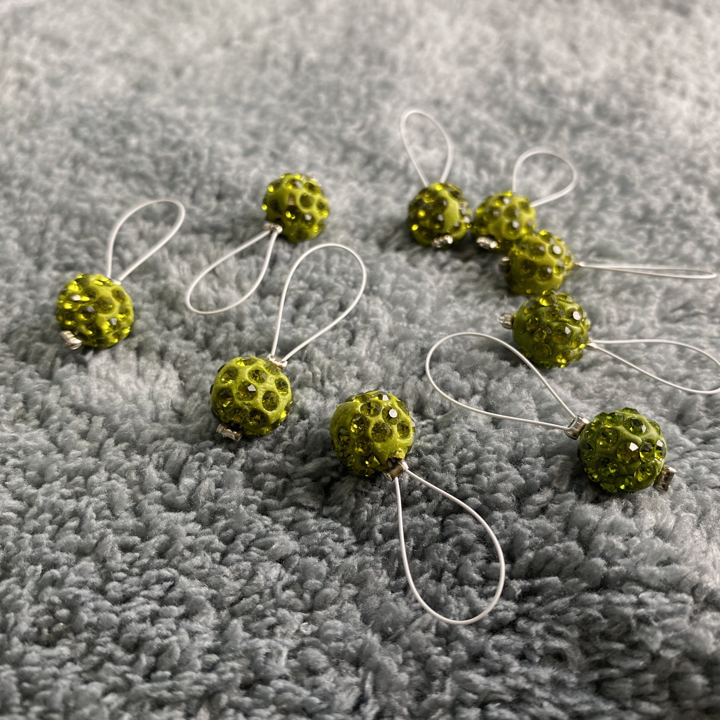 Elegant Handmade New Pint Mark Button Ring Collar Assisted Weaving Tool Accessories Wool Thread Tick Z374