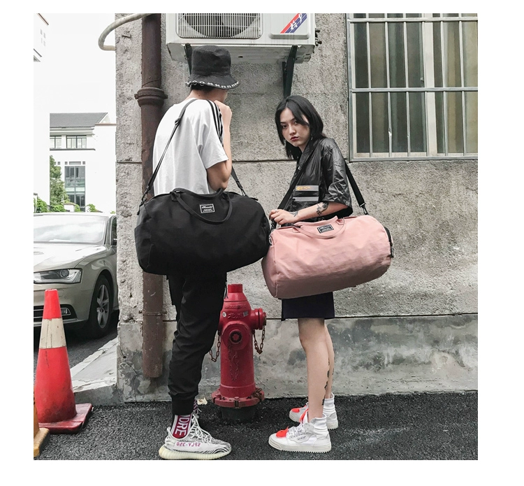 Túi du lịch khoảng cách ngắn nữ xách tay xi lanh túi hành lý nam Hàn Quốc phiên bản lớn của túi du lịch công suất lớn