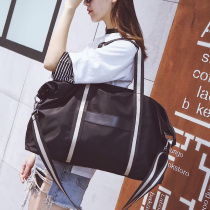 Short-distance travel bag female portable portable simple Oxford cloth mens large capacity luggage bag travel bag Sports Fitness Bag