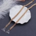 Chống lóa quây quần lót quai treo cổ áo ngực dây đeo rhinestone dây đeo áo ngực vô hình chống trượt băng thông dây áo lót trong Vai tráng
