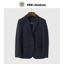 South Korea East Gate Trend Korean Handsome Pure Color Spring Mens Suit Jacket Stretch Slim Casual Small Suit