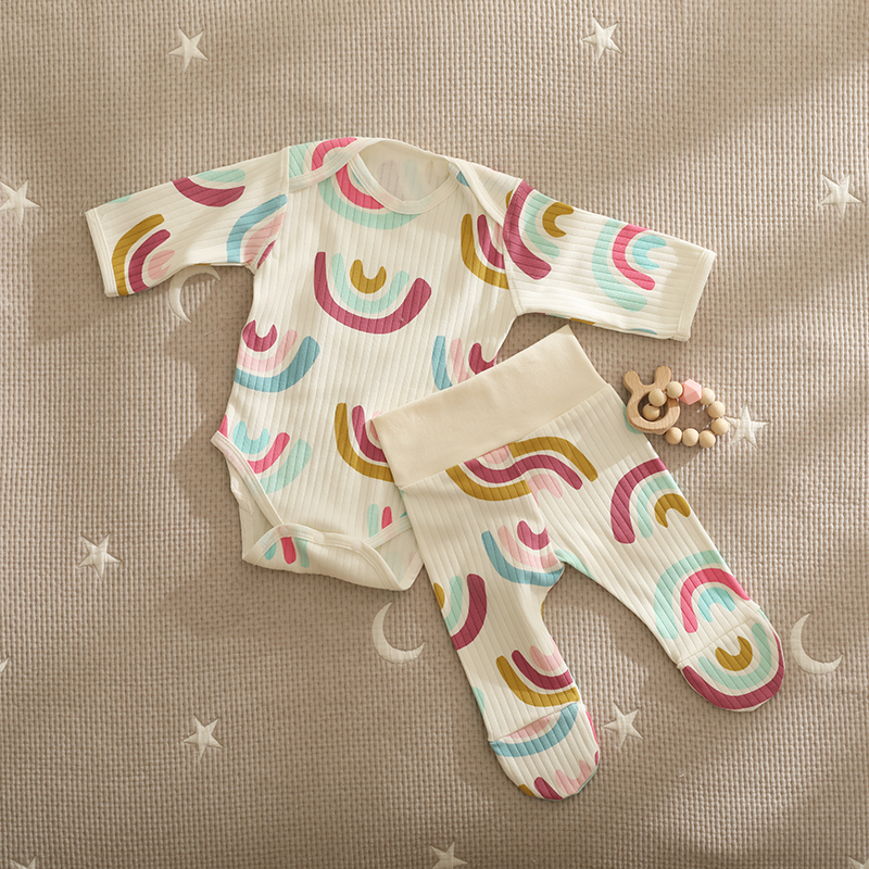 Neonatal baby dress long sleeved spring and autumn baby baby's baby's ass-coat triangle hacking pants