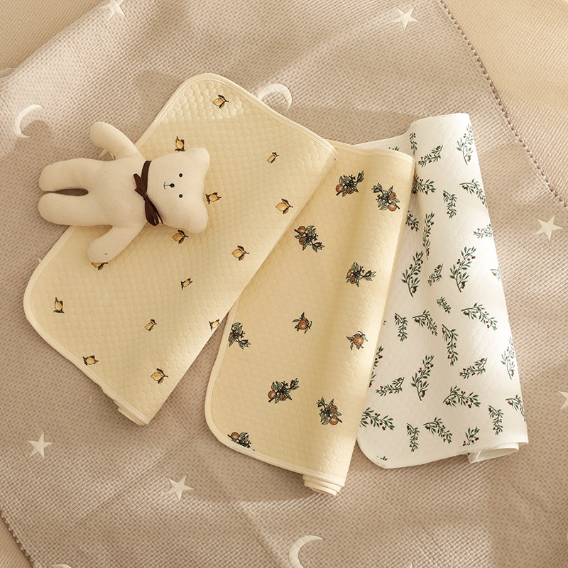 Urine-proof cushion baby waterproof washable pure cotton breathable newborn baby supplies Care cushion Leakproof Aunt mattress Oversize