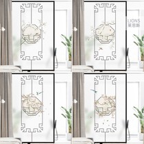 Frosted door window glass stickers toilet light transmission opaque anti-walking light bathroom shading anti-peep glass adhesive film