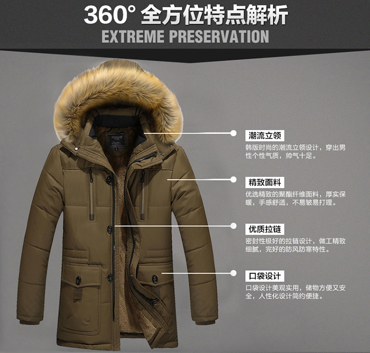 Blouson hiver pour homme      en Polyester - Ref 3112068 Image 13
