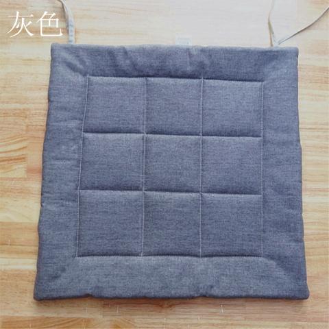 Màu sắc rắn và vải lanh đệm ghế ăn đệm mỏng xe ghế đệm văn phòng đệm sofa đệm nệm Bay cửa sổ đệm kèn - Ghế đệm / đệm Sofa đệm ghế gỗ đẹp