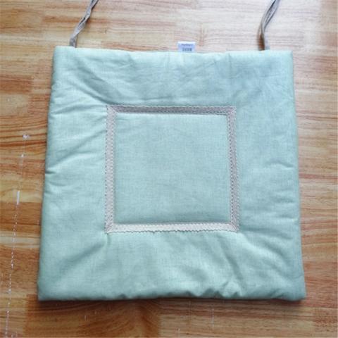 Màu sắc rắn và vải lanh đệm ghế ăn đệm mỏng xe ghế đệm văn phòng đệm sofa đệm nệm Bay cửa sổ đệm kèn - Ghế đệm / đệm Sofa đệm ghế gỗ đẹp