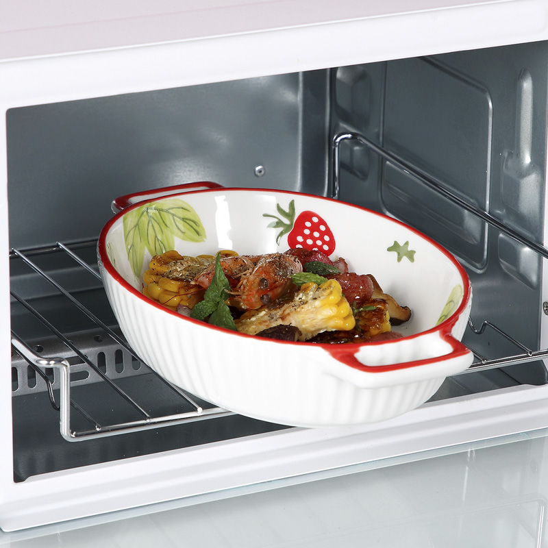 Ceramic pan baked cheese baked food bowl household number fish dish of the new oven microwave oven dedicated plate