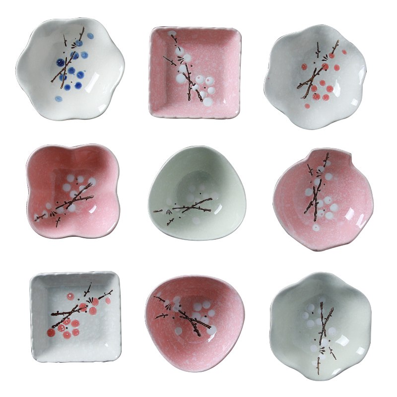 Ceramic household small dishes taste dish of creative move dipping sauce dish pickles plate, snack plate tableware