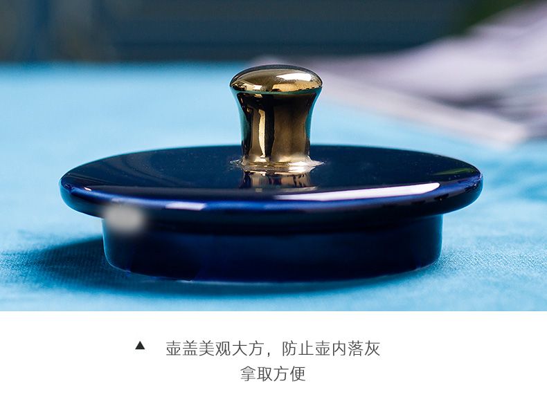 Nordic ceramic teapot teacup suits for home sitting room is I and contracted creative tea water cup of jingdezhen tea service