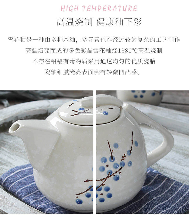 The teapot suit household utensils cup tea ware jingdezhen ceramic drinking cup Japanese kung fu tea kettle