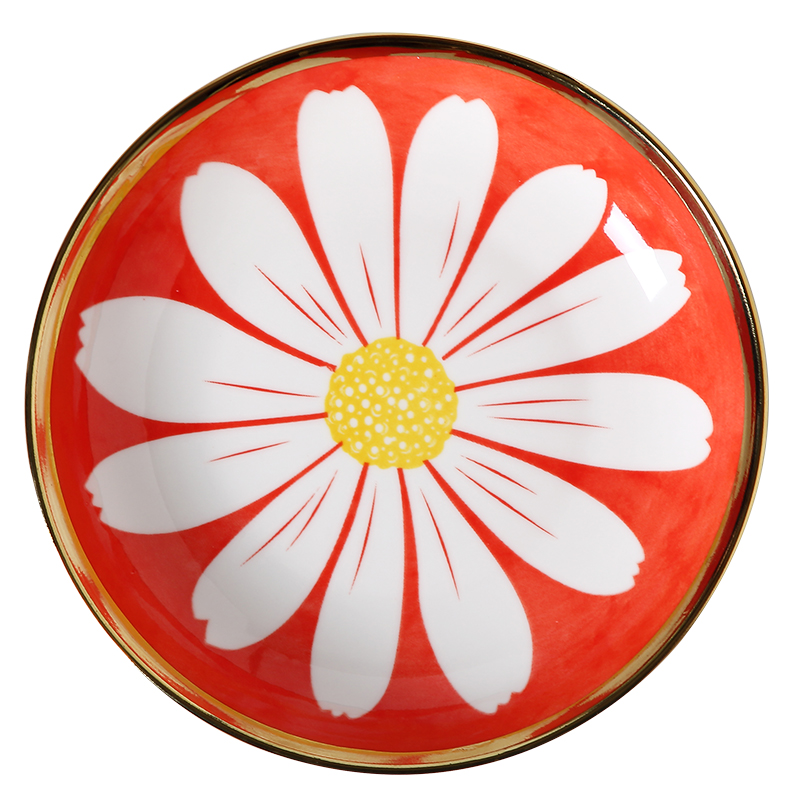 Japanese ceramic dish dish dish household creative web celebrity dish fish dish, tableware breakfast dish soup plate of jingdezhen