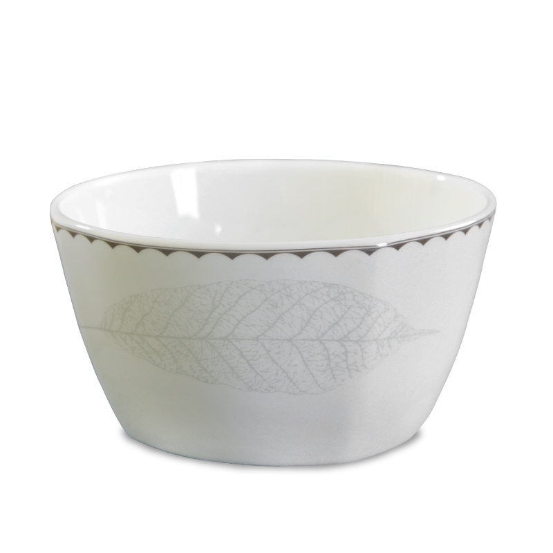 Household square rice bowl jingdezhen ceramic ipads China tableware 4.5 inch Chinese contracted the hot noodles in soup bowl