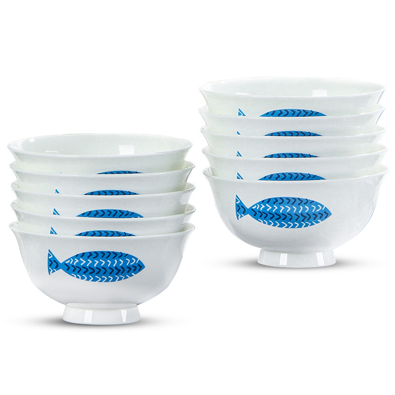 Ceramic bowl with lovely creative eat bowl 1 Korean cartoon small bowl of rice bowls of jingdezhen Ceramic tableware